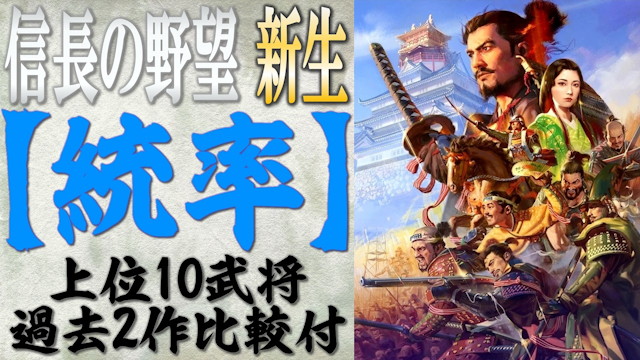 統率TOP10の動画